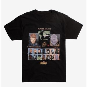 β 2 FOR $20 Marvel Avengers Infinity War T-Shirt Black S Retro Arcade Gaming